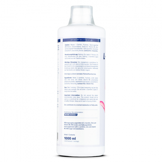 energybody l-carnitine liquid Carnitine + Zinc + Choline, 60 EnergyBody L-CARNITINE liquid 1000 ml