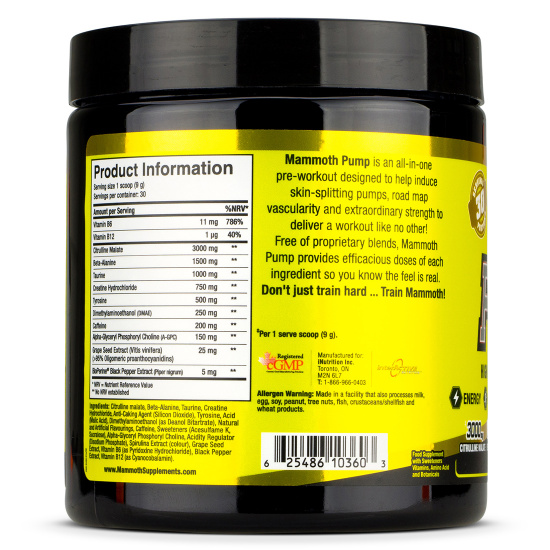 Interactive Nutrition Mammoth Pump Tru Fit