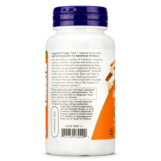 Now Foods - Aloe Vera 10000 & Probiotics - Healthy digestive system -  TRUFIT.eu