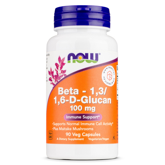 Now Foods - Beta 1.3/1.6- D-Glucan 100 mg