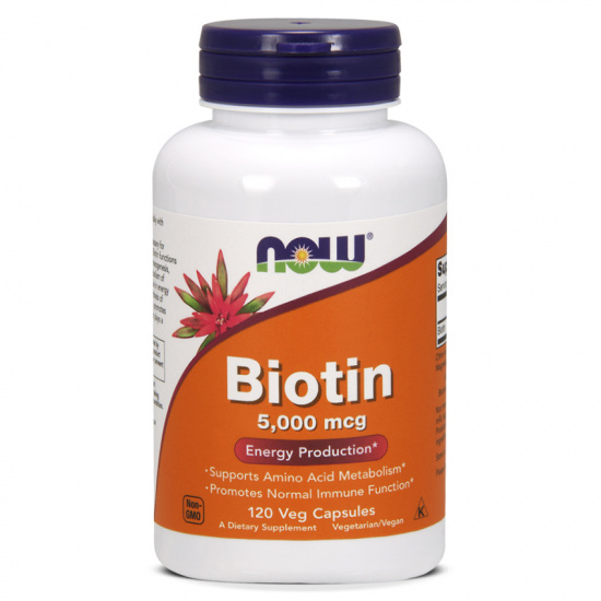Now Foods - Biotin 5000 mcg
