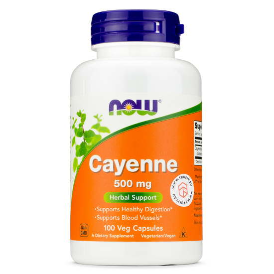 Now Foods - Cayenne 500 mg