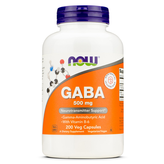 Now Foods - Gaba 500 mg - Neurotransmitter support - TRUFIT.eu