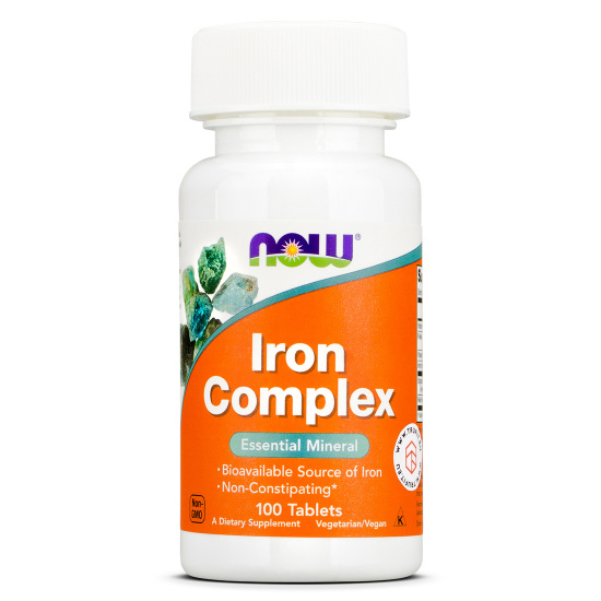 Now Foods - Iron Complex Tablets