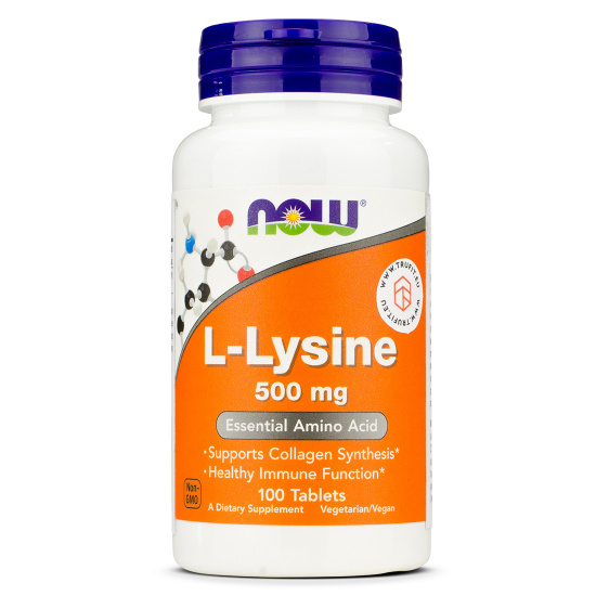Now Foods - L-Lysine 500 mg