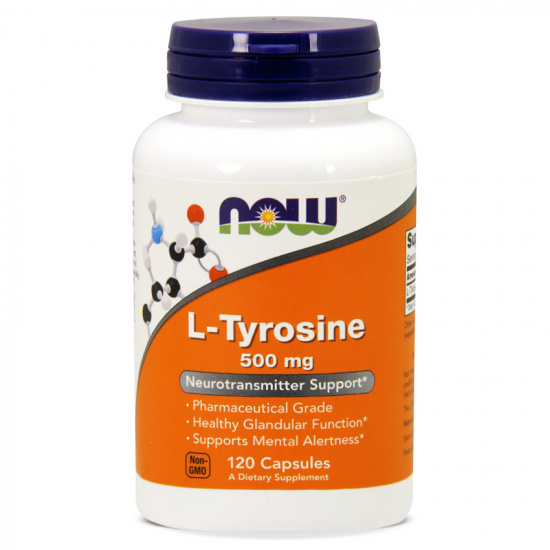 Now Foods - L-Tyrosine 500mg