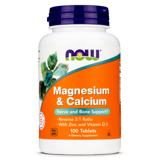 Now Foods - Magnesium & Calcium Tablets
