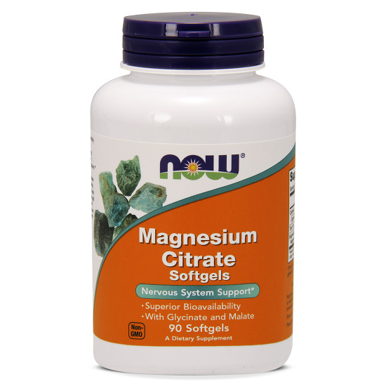 Now Foods - Magnesium Citrate Softgels