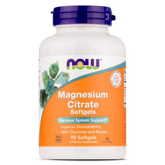 Now Foods - Magnesium Citrate Softgels