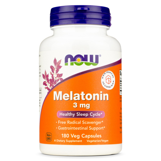Now Foods - Melatonin 3 mg Capsules