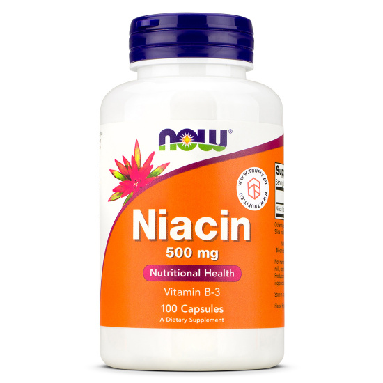 Now Foods - Niacin 500 mg