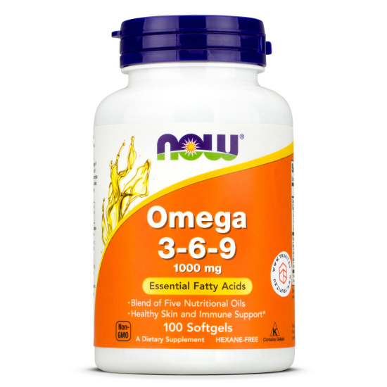 Now Foods - Omega 3-6-9 1000mg