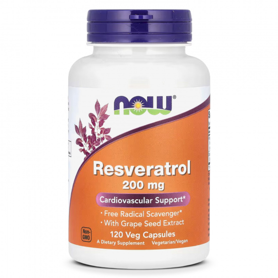 Now Foods - Resveratrol 200 mg