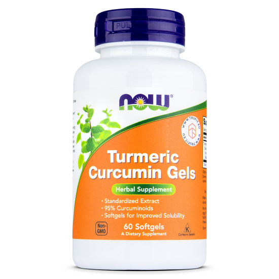 Now Foods - Turmeric Curcumin Gels