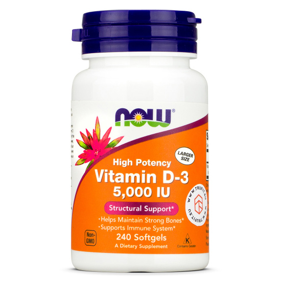 Now Foods - Vitamin D3 5000 IU
