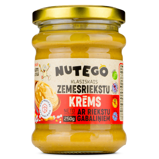 Nutego - Арахисовое Масло С Кусочками Орехов