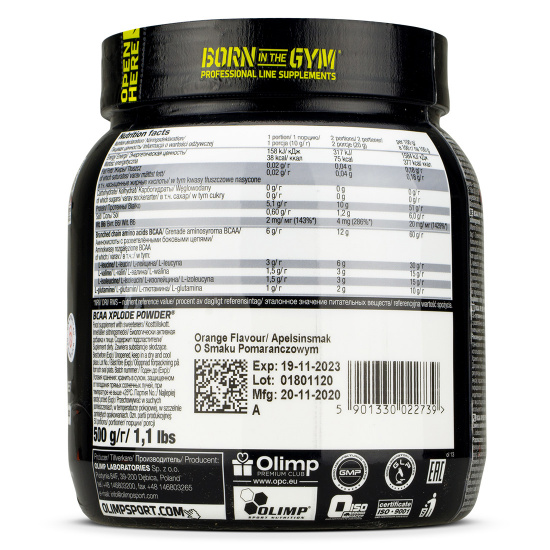 OLIMP labs - BCAA Xplode Powder - Anti-fatigue formula - TRU·FIT