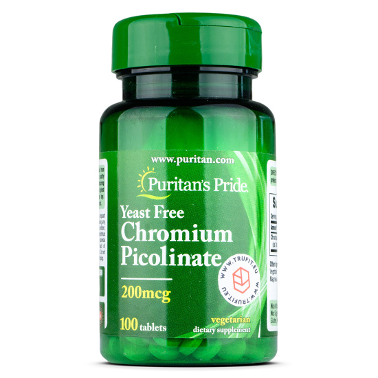 Puritan's Pride -  Chromium Picolinate 200 mcg Yeast Free