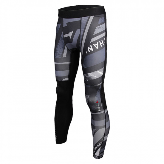 Reebok - One Series Shattered Stripe Compression Tight