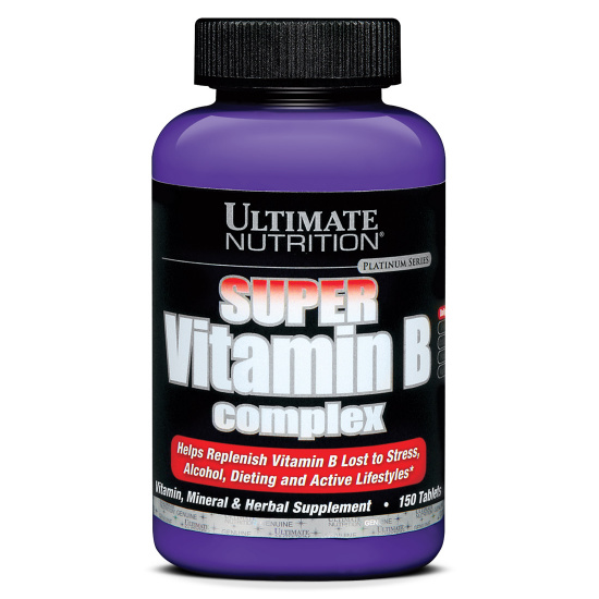 Ultimate Nutrition Super Vitamin B Complex Improves energy levels