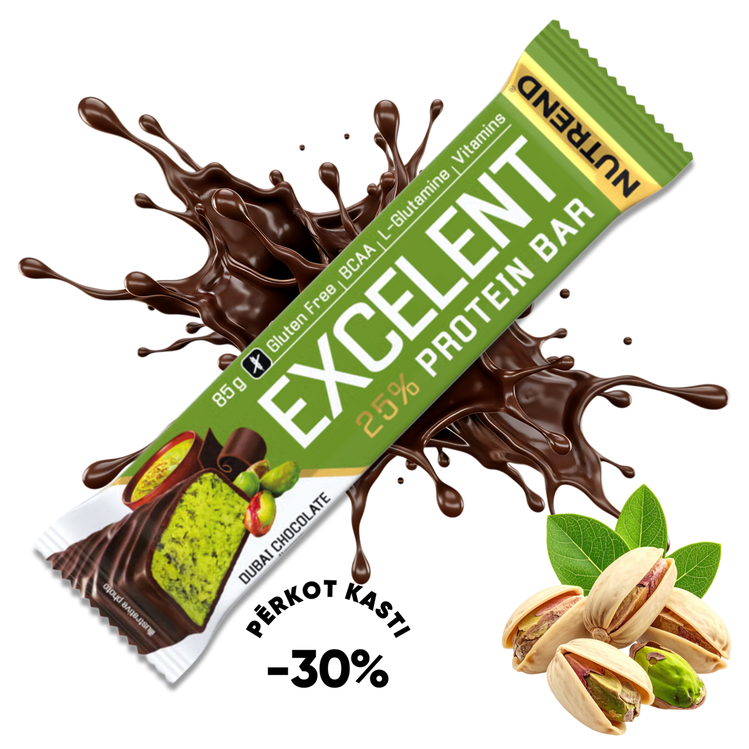 High‑protein bar